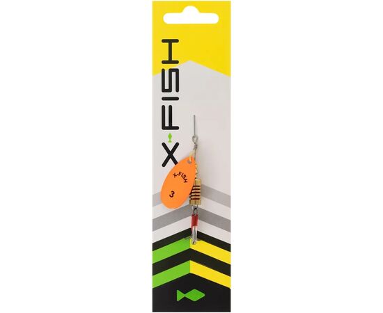 Блесна X-Fish Stark 6.5g 3 Nikel UV orange (1917.07.34), изображение 2