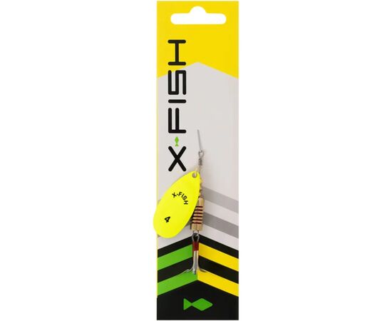 Блесна X-Fish Stark 9.5g 4 Nikel UV lime (1917.07.40), изображение 2