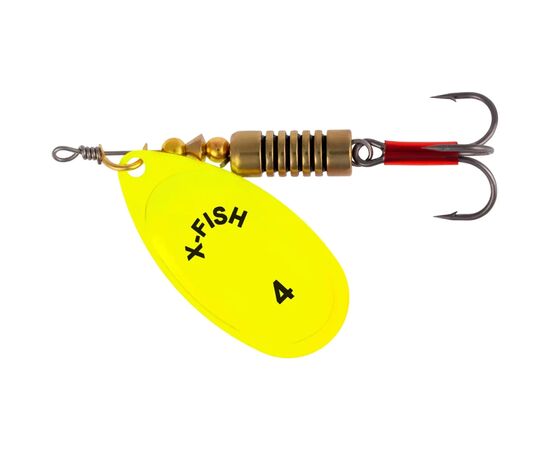 Блесна X-Fish Stark 9.5g 4 Nikel UV lime (1917.07.40)