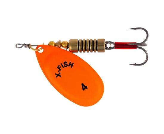 Блесна X-Fish Stark 9.5g 4 Nikel UV orange (1917.07.35)