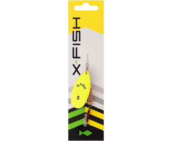 Блесна X-Fish Stark 14g 5 Nikel UV lime (1917.07.41), изображение 2