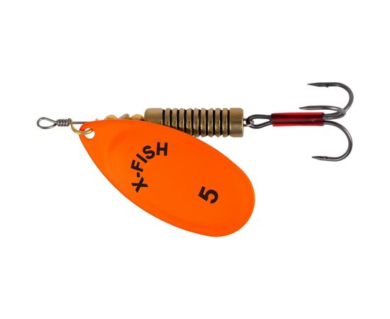Блесна X-Fish Stark 14g 5 Nikel UV orange (1917.07.36)