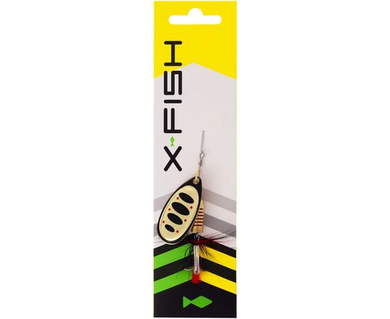 Блесна X-Fish Termite 9.5g 4 Nikel gold (1917.06.90), изображение 2