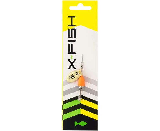 Блесна X-Fish Wolf 4g 1 Gold fire red (1917.05.54), изображение 2