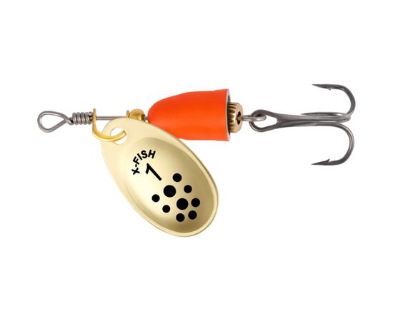 Блесна X-Fish Wolf 4g 1 Gold fire red (1917.05.54)