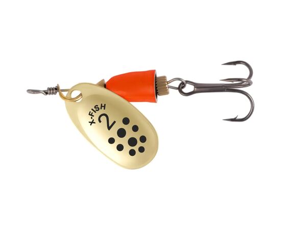 Блесна X-Fish Wolf 5g 2 Gold fire red (1917.05.55)