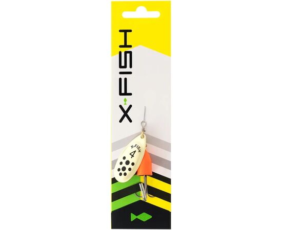 Блесна X-Fish Wolf 10g 4 Gold fire red (1917.05.57), изображение 2