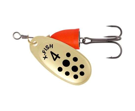 Блесна X-Fish Wolf 10g 4 Gold fire red (1917.05.57)