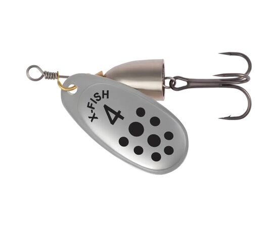 Блесна X-Fish Wolf 10g 4 Silver (1917.05.37)