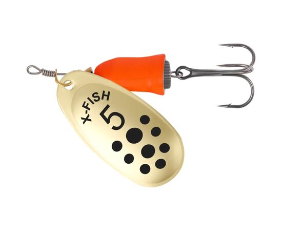 Блесна X-Fish Wolf 12,5g 5 Gold fire red (1917.05.58)