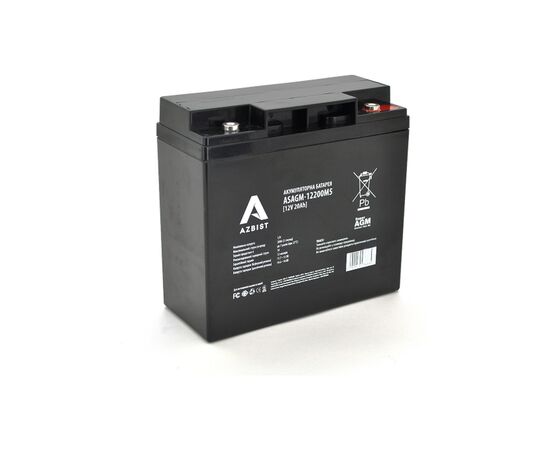 Батарея до ДБЖ AZBIST 12V 20 Ah Super AGM (ASAGM-12200M5)