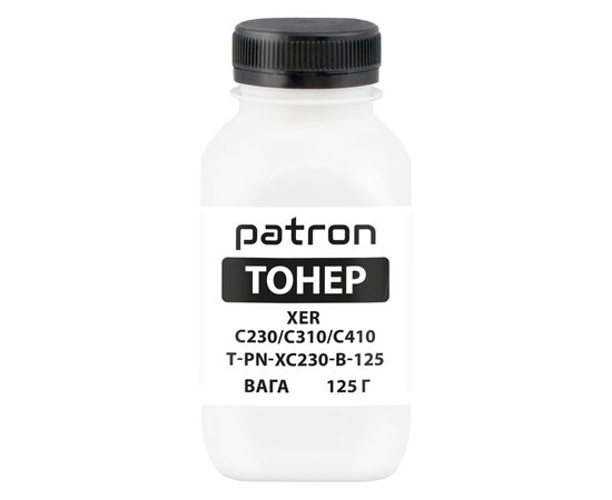 Тонер XER C230/C310/C410, 125 г, Black Patron (PN-XC230-B-125)