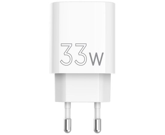 Зарядное устройство Sigma 1xUSB-C PD33W + 1xUSB QC3.0 GaN X-power PS33-01 white (4827798527719), изображение 2