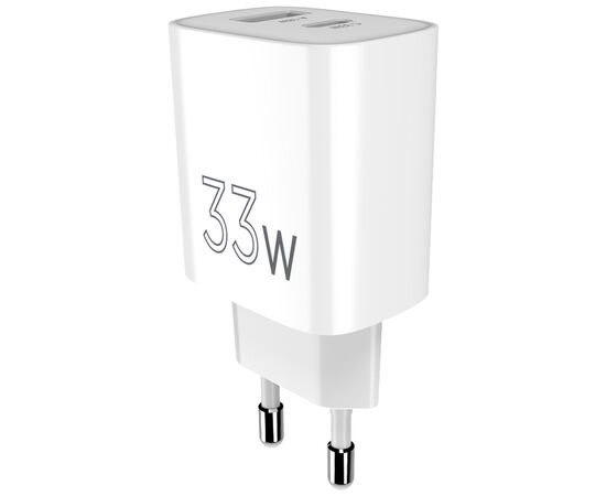 Зарядное устройство Sigma 1xUSB-C PD33W + 1xUSB QC3.0 GaN X-power PS33-01 white (4827798527719), изображение 6