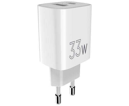 Зарядное устройство Sigma 1xUSB-C PD33W + 1xUSB QC3.0 GaN X-power PS33-01 white (4827798527719), изображение 7