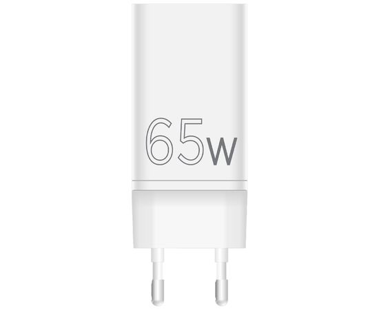 Зарядное устройство Sigma 2xUSB-C PD65W + 1xUSB QC3.0 GaN X-power PS65-01 white (4827798637715), изображение 2