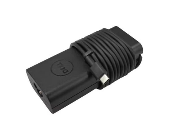 Блок живлення до ноутбуку Dell 65W USB-C AC Adapter with Power Cord - Europe (450-BFFL), зображення 2