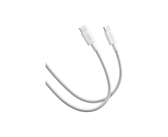 Дата кабель USB-C to USB-C 2.0m 6A braided white Xiaomi (1169400), изображение 3