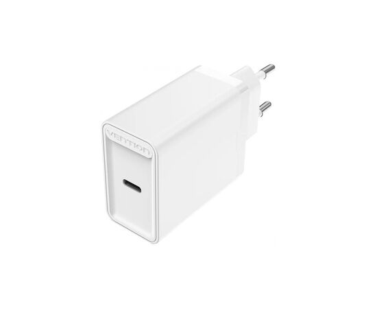Зарядное устройство Vention 1xUSB-C PD20W QC4.0 white (FADW0-EU)