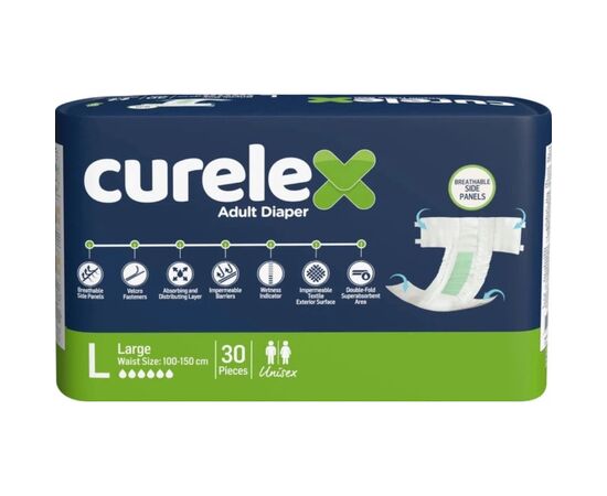 Підгузки для дорослих Curelex Large 30 шт (8697405346806)