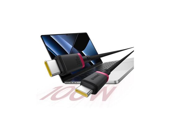 Дата кабель USB-C to USB-C 2.0m 100W Dura Series black red Baseus (P10377803U01-03), зображення 8