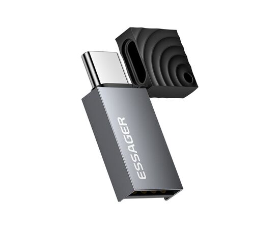 Зчитувач флеш-карт Essager USB-C + USB-A to Micro SD black (EDKTF-QW0G-P)