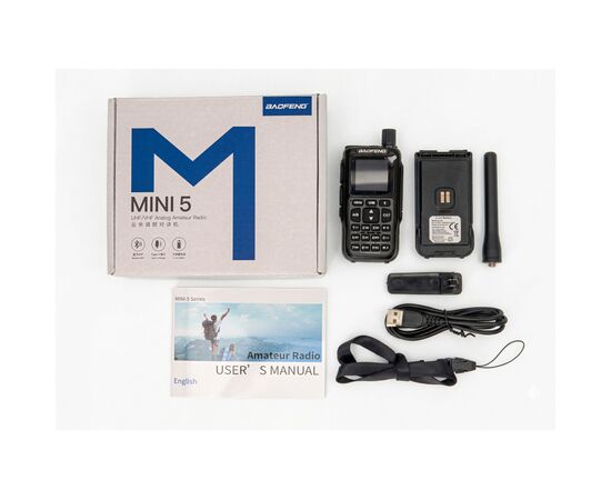 Портативная рация Baofeng UV-5R_MINI_Grey_Single, изображение 10