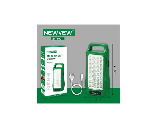 Фонарь NEWVEW NV-Y02-1 2400mAh Green (NWVW-NV-Y02-1-GN), изображение 5