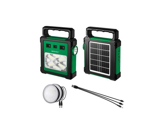 Ліхтар NEWVEW комплект NV-T260 Solar Panel 2400mAh (NWVW-NV-T260-GN)