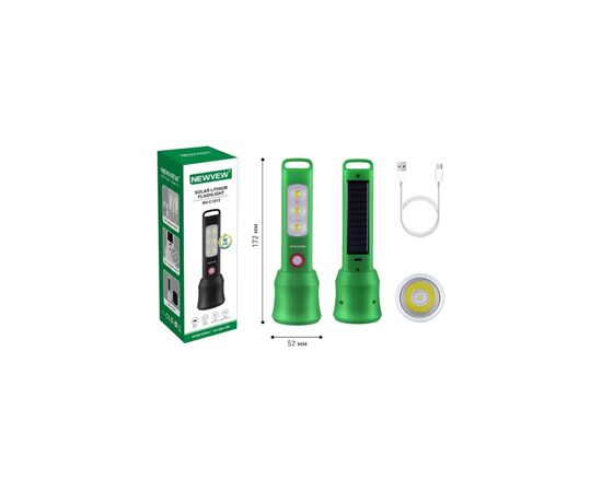 Фонарь NEWVEW NV-C1012 1200mAh Green (NWVW-NV-C1012-GN), изображение 4