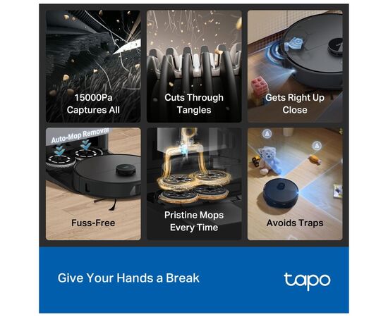 Пылесос TP-Link Tapo RV50 Pro Omni, изображение 4