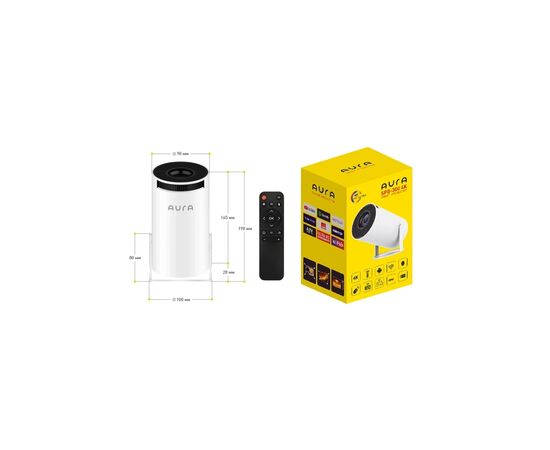Проектор AURA SPJ-300 (AU-PRJSPJ300-W), изображение 9