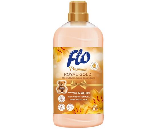 Кондиционер для белья Flo Premium Royal Gold Концентрированный 1.8 л (5900948249071)