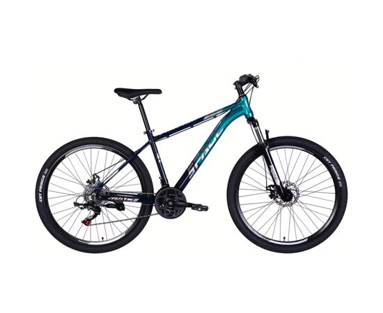 Велосипед Space 27.5" PHAETON DD FR рама-17" AL 2026 синьо-бірюзовий (OPS-SP-27.5-083)