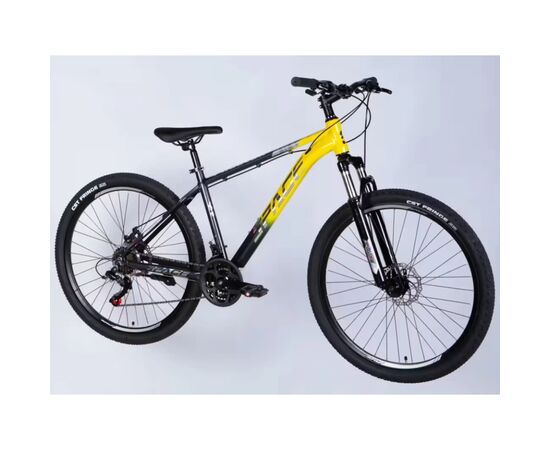 Велосипед Space 27.5" PHAETON DD FR рама-17" AL 2026 сіро-жовтий (OPS-SP-27.5-084), зображення 2