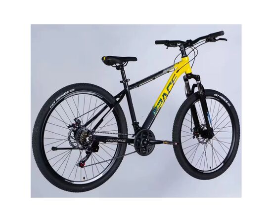 Велосипед Space 27.5" PHAETON DD FR рама-17" AL 2026 сіро-жовтий (OPS-SP-27.5-084), зображення 3