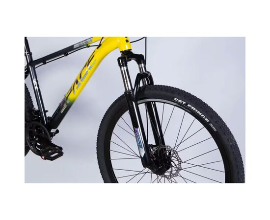 Велосипед Space 27.5" PHAETON DD FR рама-17" AL 2026 сіро-жовтий (OPS-SP-27.5-084), зображення 4