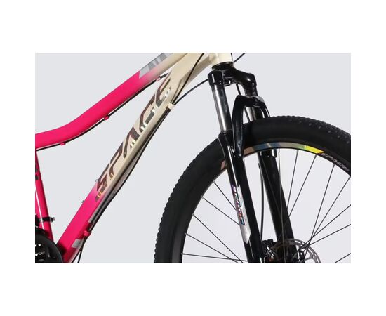 Велосипед Space 27.5" AURORA DD FR рама-15" ST 2026 біло-рожевий (OPS-SP-27.5-092), зображення 4