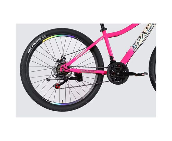 Велосипед Space 27.5" AURORA DD FR рама-15" ST 2026 біло-рожевий (OPS-SP-27.5-092), зображення 5