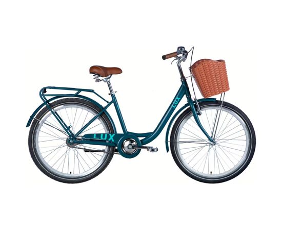 Велосипед Dorozhnik 26" LUX Velosteel рама-17" ST 2026 смарагдовий (OPS-D-26-362)