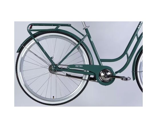 Велосипед Dorozhnik 28" RETRO Velosteel рама-19" ST 2026 зелено-сірий (OPS-D-28-545), зображення 5