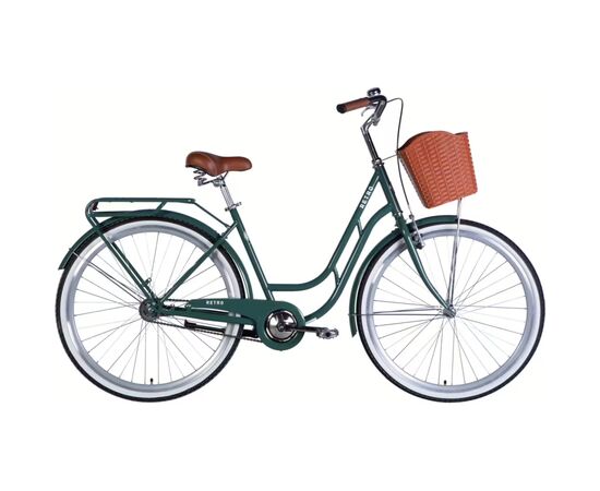 Велосипед Dorozhnik 28" RETRO Velosteel рама-19" ST 2026 зелено-сірий (OPS-D-28-545)
