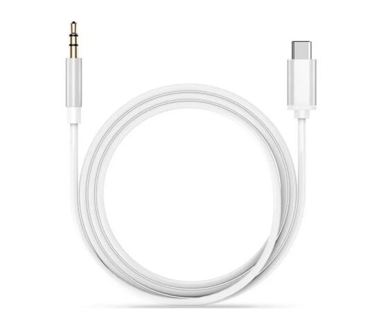 Переходник USB-C M to 3.5mm F 1.0m white XoKo (AUX-002-WH)