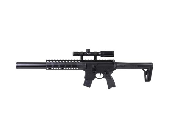 Пневматическая винтовка Sig Sauer MCX AIR RIFLE, GEN II ОП 1-4х24 (AIR-MCX-177-G2-BLK-SCOPE)