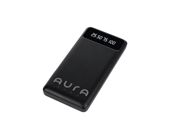 Батарея універсальна AURA NRG10 10000 mAh Black (PBANRG10B), зображення 6