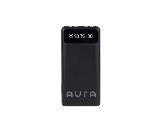 Батарея універсальна AURA NRG10 10000 mAh Black (PBANRG10B)