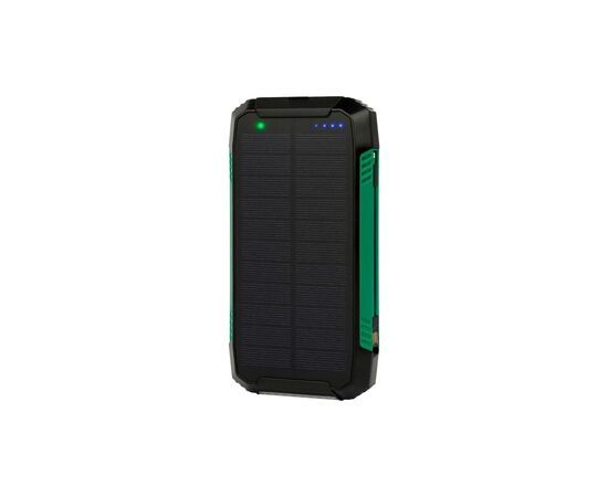 Батарея универсальная AURA NRG-30SE ARM SOLAR 30000mAh Wireless charging Green (PBANRG30SEG), изображение 2