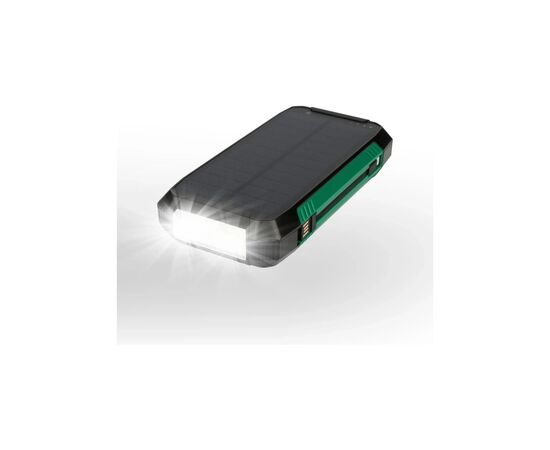 Батарея универсальная AURA NRG-30SE ARM SOLAR 30000mAh Wireless charging Green (PBANRG30SEG), изображение 5