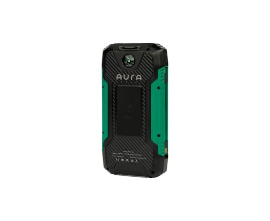Батарея универсальная AURA NRG-30SE ARM SOLAR 30000mAh Wireless charging Green (PBANRG30SEG)