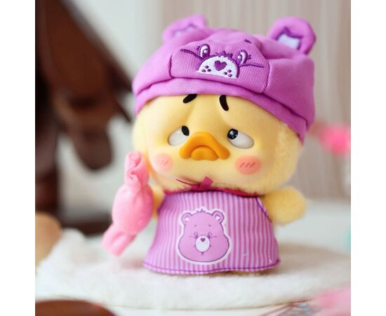 М'яка іграшка Pop Top сюрприз з кільцем 1983toys Upset Duck x Care Bears Будь веселкою (AP17183806800C), зображення 4